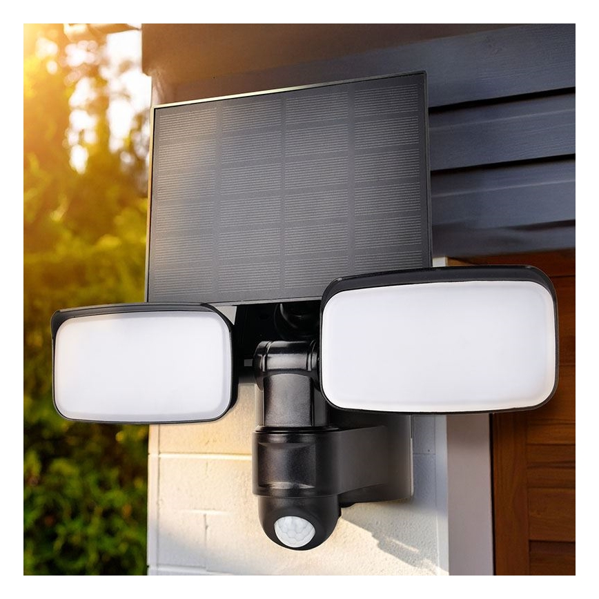 Proiector solar LED cu senzor LED/9W/3,7V 3600 mAh IP54