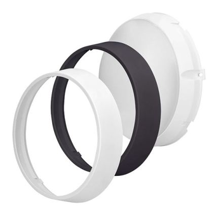 Aplică LED de exterior 2-în-1, 20 W, 230 V, 3000/4000/6500 K, IP65, diametru 22 cm