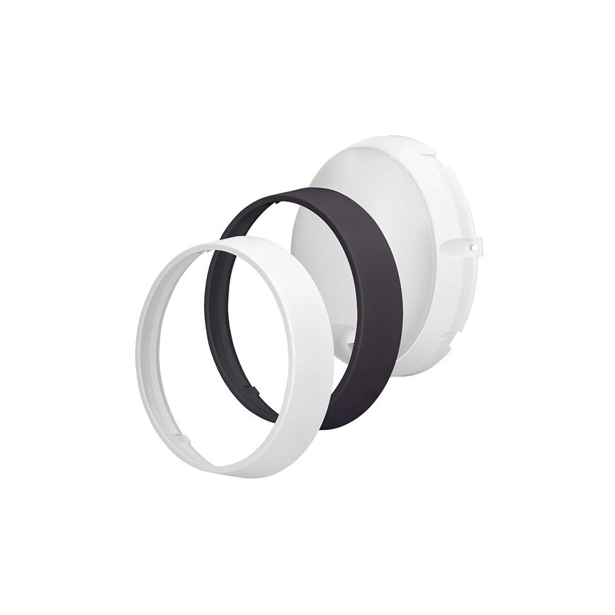 Aplică LED de exterior pentru perete, cu senzor 2-în-1, 20W, 230V, 3000/4000/6500K, IP65, Ø 22 cm