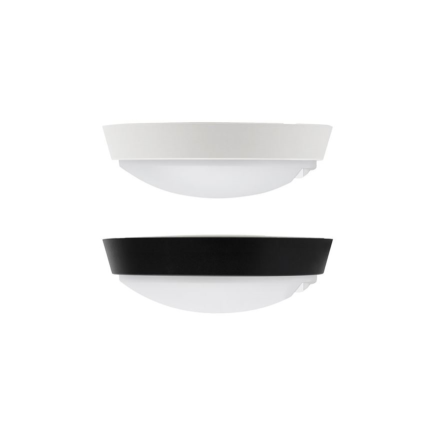 Aplică LED de exterior pentru perete, cu senzor 2-în-1, 20W, 230V, 3000/4000/6500K, IP65, Ø 22 cm