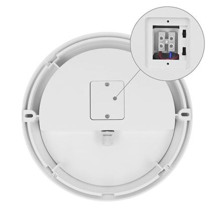 Aplică LED de exterior pentru perete, cu senzor 2-în-1, 20W, 230V, 3000/4000/6500K, IP65, Ø 22 cm