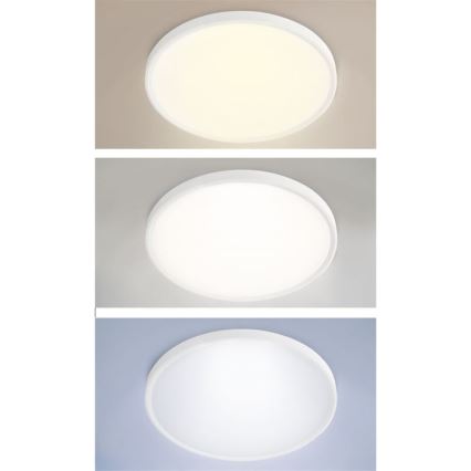 Lampă LED reglabilă pentru tavan, montaj aplicat sau suspendat, LED/50W/230V 3000-6500K + telecomandă