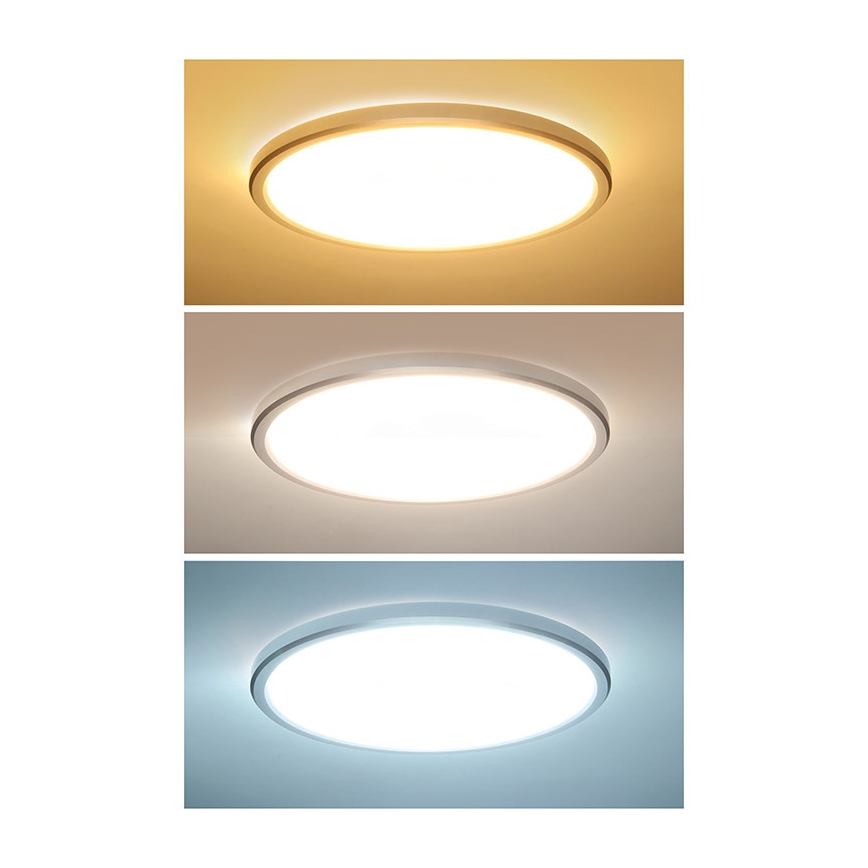 Plafonieră LED pentru baie ACATE, 18W/230V, 3000/4000/6000K, Ø 22 cm, IP54