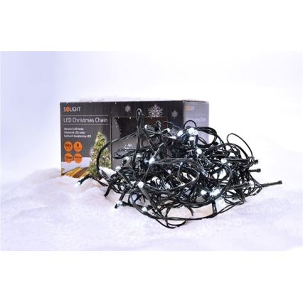 LED Lanț de crăciun exterior 100xLED/230V 10m IP44 alb rece