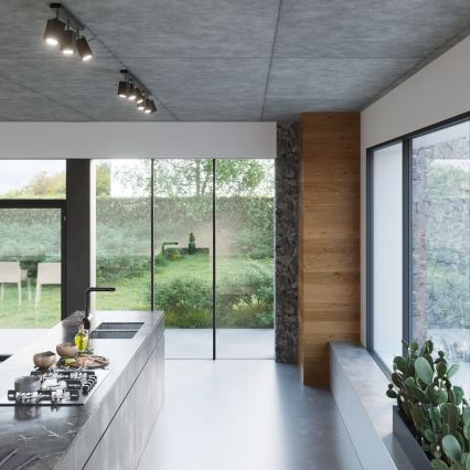 Spot de iluminat MERIDA 6xGU10/40W/230V negru