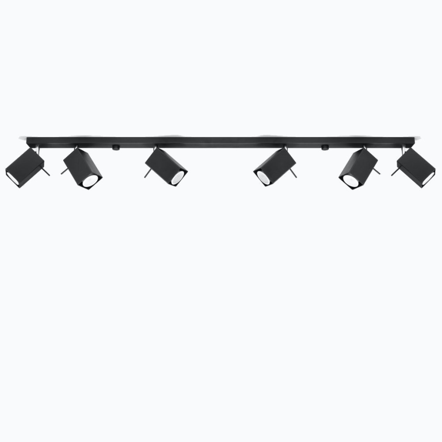 Spot de iluminat MERIDA 6xGU10/40W/230V negru