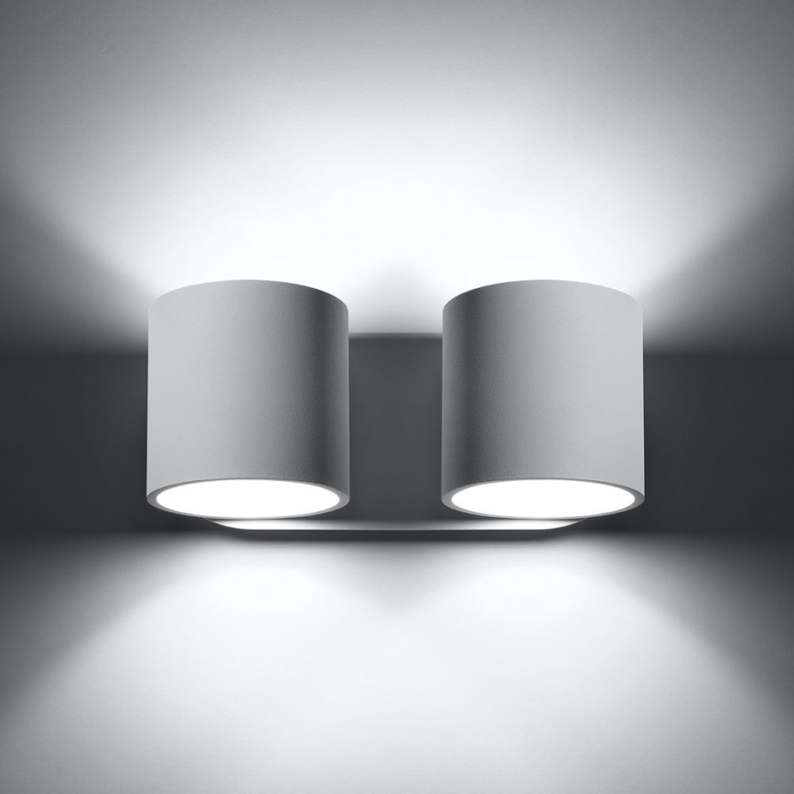 Aplica de perete cu puncte ORBIS 2xG9/40W/230V alb