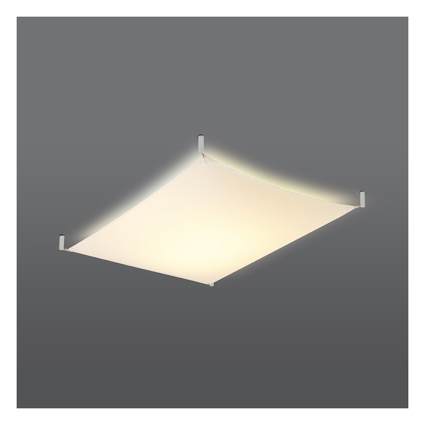 Plafonieră LED LUNA 2xG13/8,5W/230V 80x105 cm albă