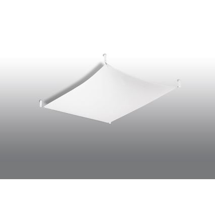 Plafonieră LED LUNA 2xG13/8,5W/230V 80x105 cm albă