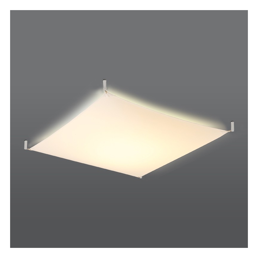 Plafonieră LED LUNA 4xG13/8,5W/230V 105x105 cm albă