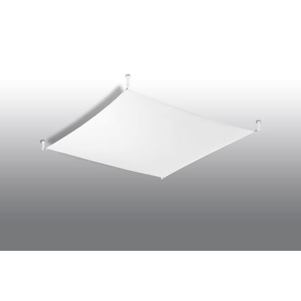 Plafonieră LED LUNA 4xG13/8,5W/230V 105x105 cm albă