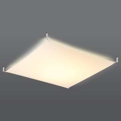 Plafonieră LED LUNA 6xG13/8,5W/230V 140x140 cm albă