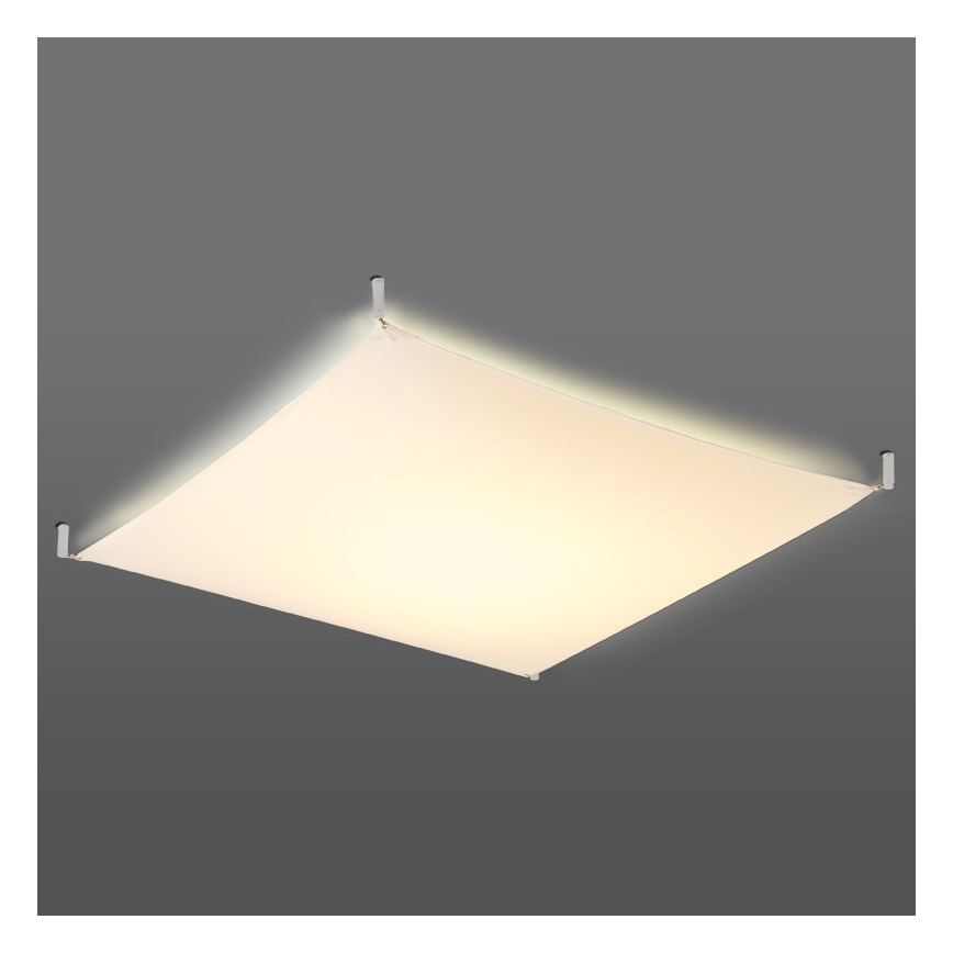 Plafonieră LED LUNA 6xG13/8,5W/230V 140x140 cm albă