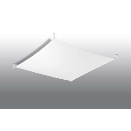 Plafonieră LED LUNA 6x G13/8,5W/230V 14x14 cm albă