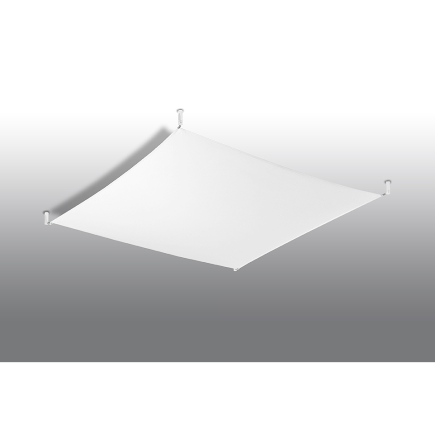 Plafonieră LED LUNA 6x G13/8,5W/230V 14x14 cm albă