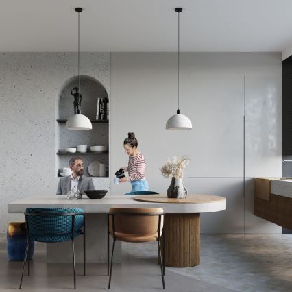 Candelabru suspendat pe cablu PABLITO 1xE27/60W/230V beton