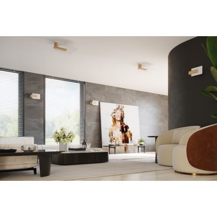 Aplica de perete LAPPO, 1 x E14, 10 W, 230 V, bej