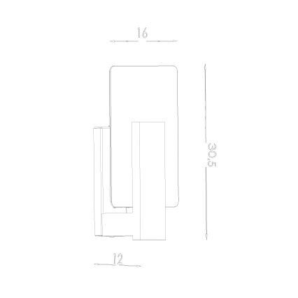 Aplica de perete LAPPO, 1 x E14, 10 W, 230 V, bej