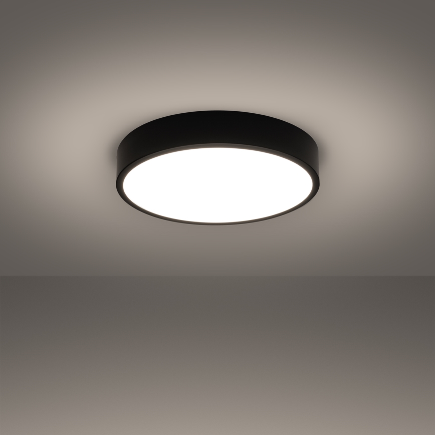 Plafonieră ONYX LED, 32W/230V, Ø 40 cm, neagră
