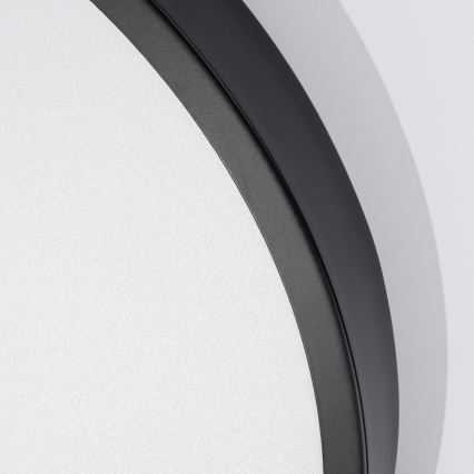 Plafonieră LED ONYX, 48 W, 230 V, Ø 60 cm, neagră