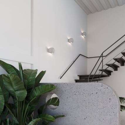 Aplica de perete GLOBE 2xG9/8W/230V beton/gri