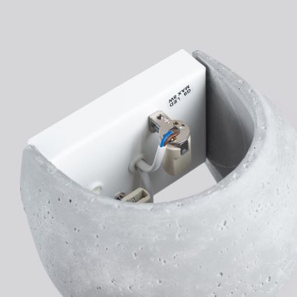 Aplica de perete GLOBE 2xG9/8W/230V beton/gri