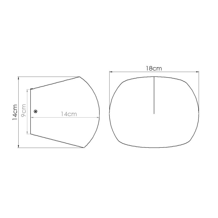 Aplica de perete GLOBE 2xG9/8W/230V beton/gri