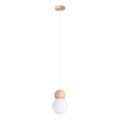 Sollux SL.1390 - Pendul PEKKA cu cablu, 1x G9/8W/230V, alb