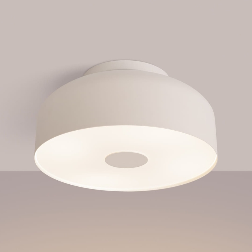 Plafonieră OMIQ 4xE27/15W/230V Ø 30 cm crem