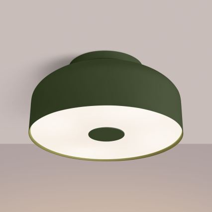 Plafonieră OMIQ 4xE27/15W/230V, Ø 30 cm, verde