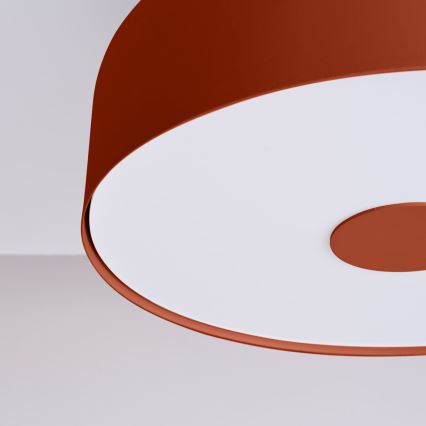 Plafonieră OMIQ 4xE27/15W/230V, diam. 30 cm, roșie