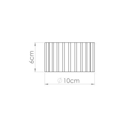 Spot AURA, 1xGX53/10W/230V, 6 cm, alb