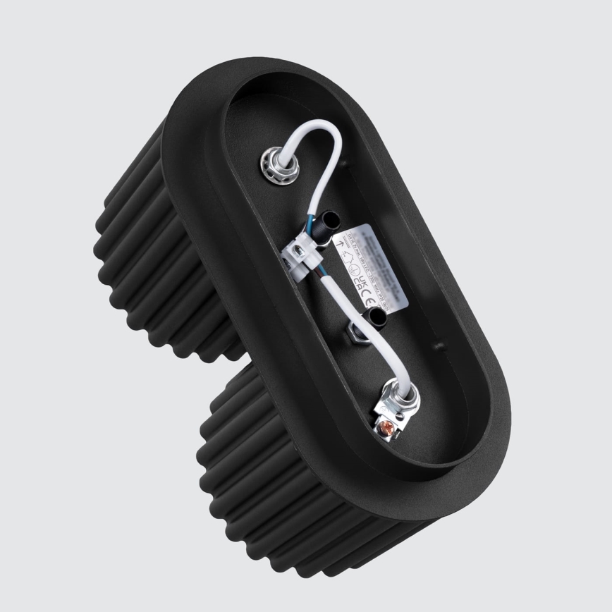 Spot AURA 2x GU10, 10W, 230V, negru