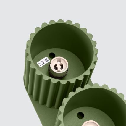 Spot AURA 2xGU10/10W/230V verde