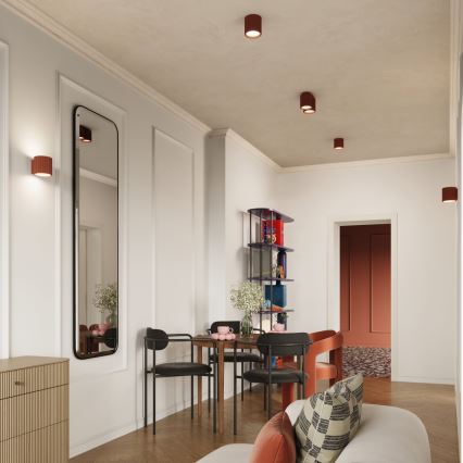 Spot AURA 1xGU10/10W/230V, 10 cm, portocaliu