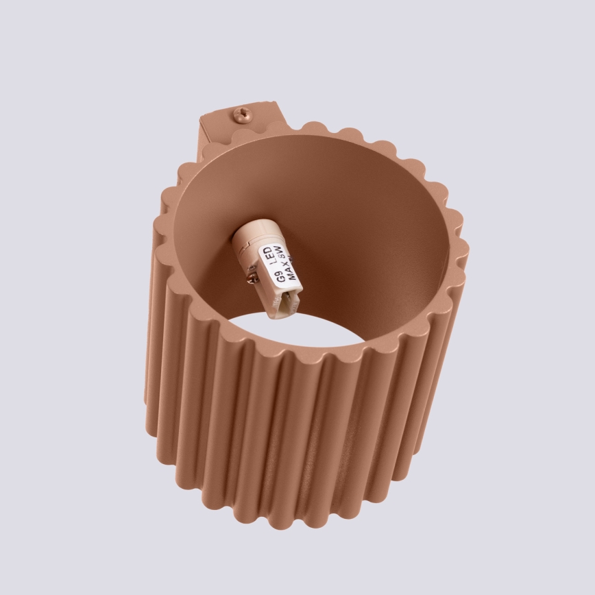 Aplica de perete AURA, 1x G9, 10W, 230V, maro