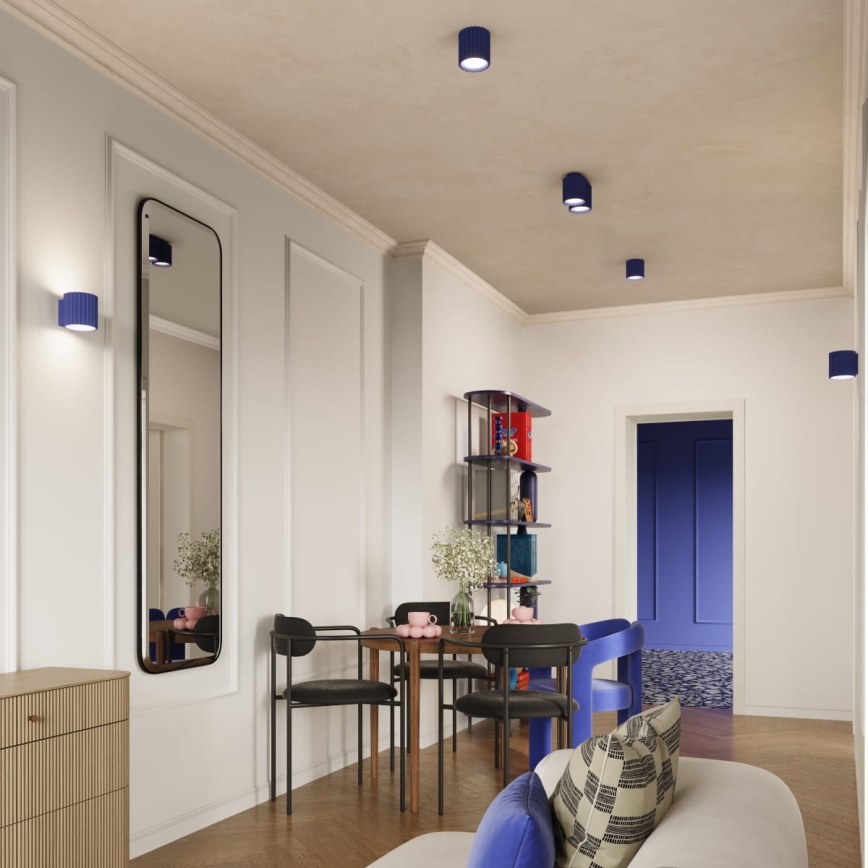 Spot AURA 2xGU10/10W/230V albastru