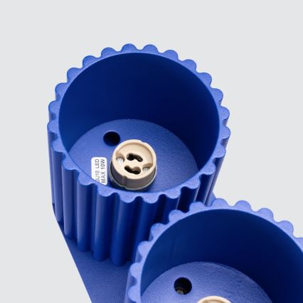 Spot AURA 2xGU10/10W/230V albastru