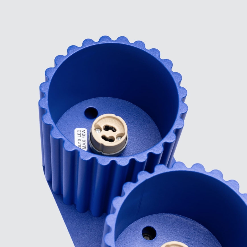 Spot AURA 2xGU10/10W/230V albastru