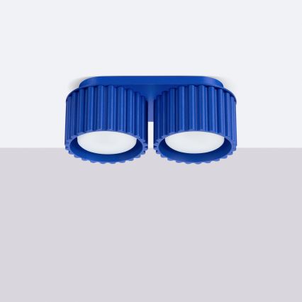 Spot AURA 2xGX53/10W/230V albastru