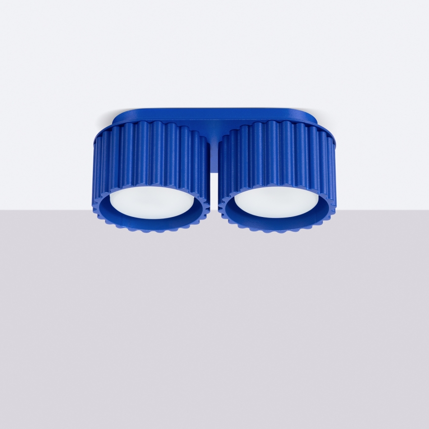 Spot AURA 2xGX53/10W/230V albastru