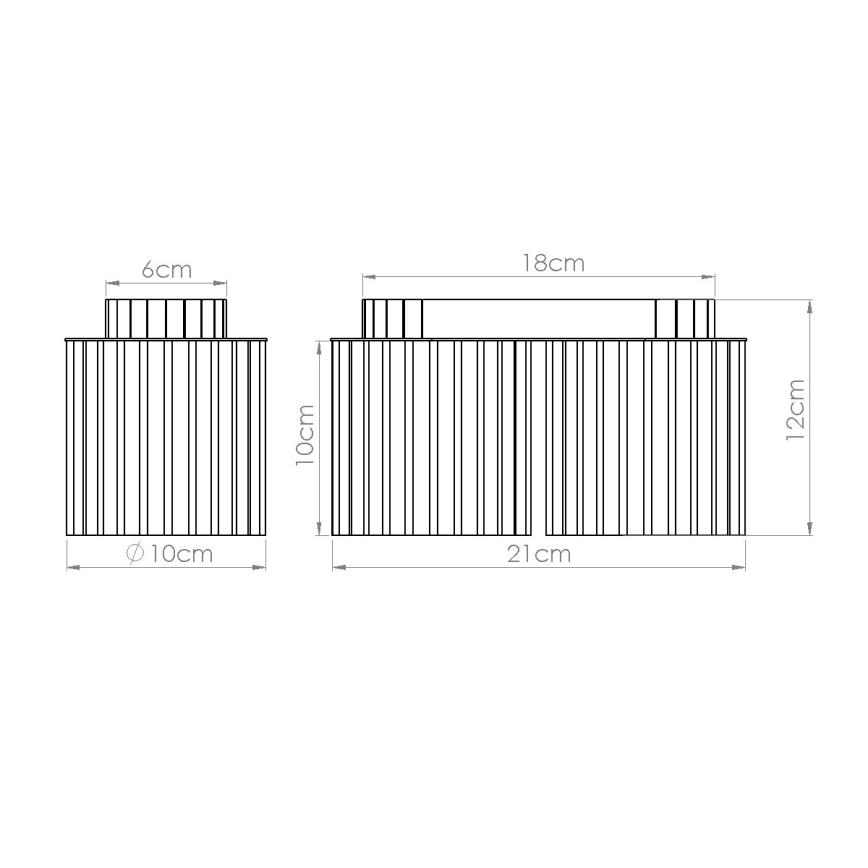 Spot AURA, 2x GU10, 10W, 230V, taupe