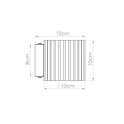 Aplica de perete AURA 1xG9/10W/230V taupe