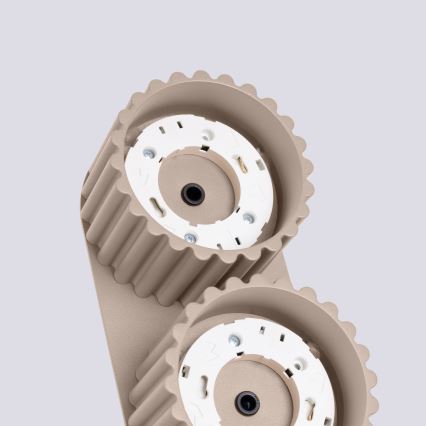 Corp de iluminat tip spot AURA 2xGX53/10W/230V taupe