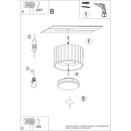 Spot AURA 1xGX53/10W/230V, 6 cm, roșu