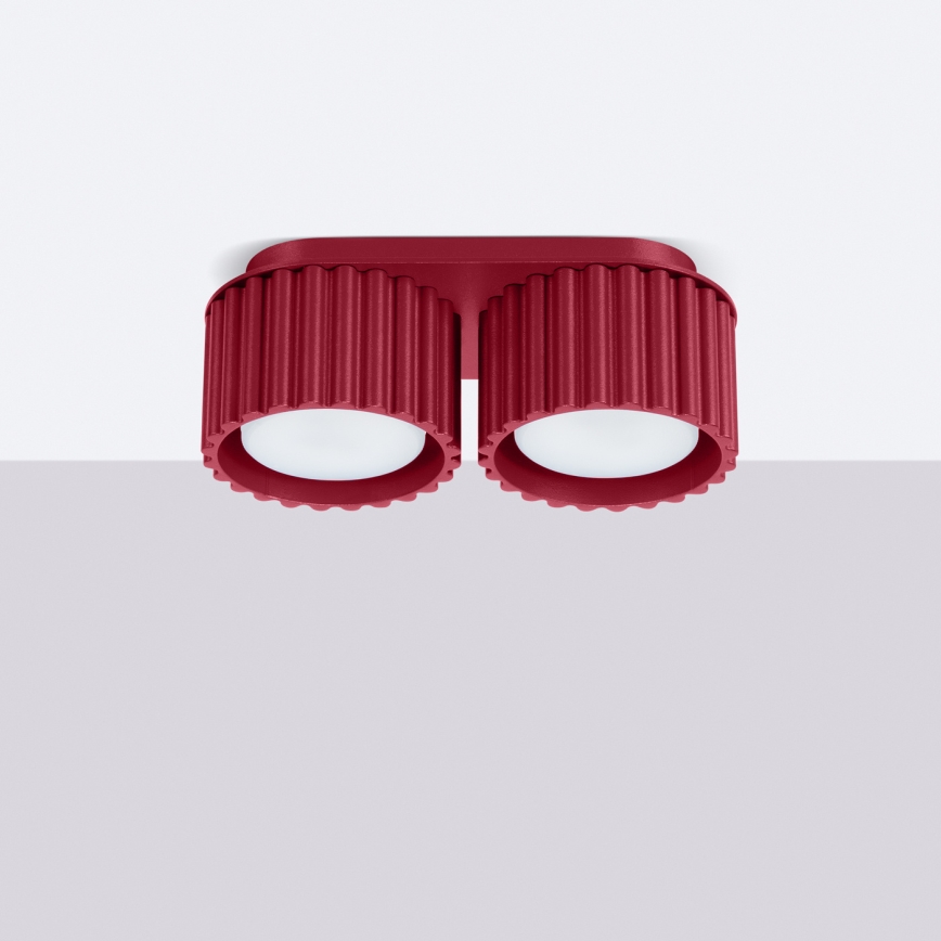 Spot AURA 2xGX53/10W/230V roșu