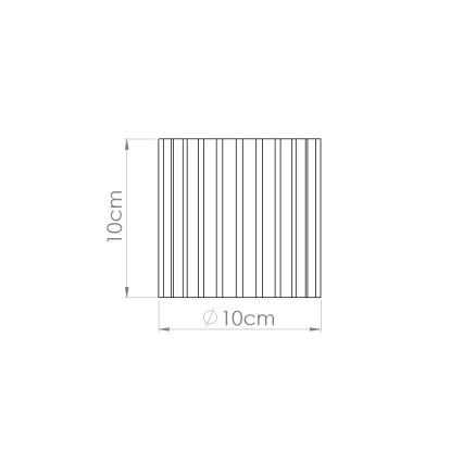 Spot AURA 1xGU10/10W/230V 10 cm roz