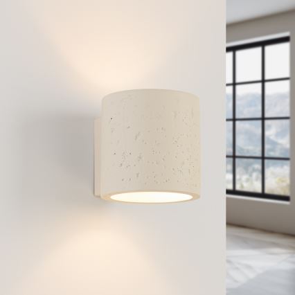 Aplica spot de perete ORBIS 1xG9/8W/230V beton/crem