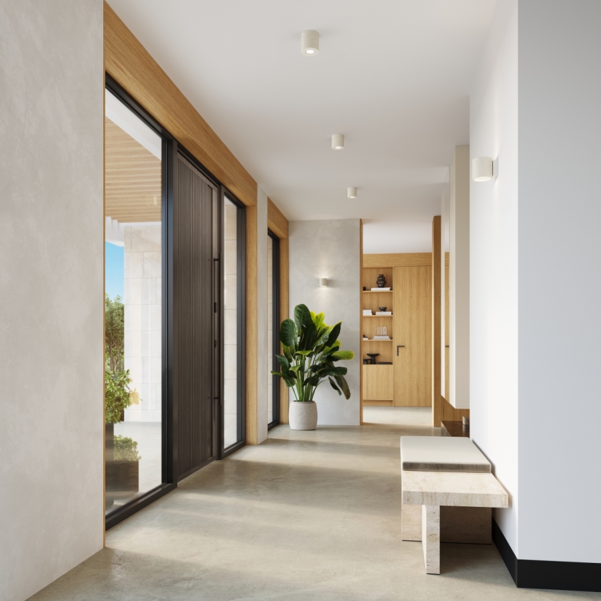 Aplica spot de perete ORBIS 1xG9/8W/230V beton/crem