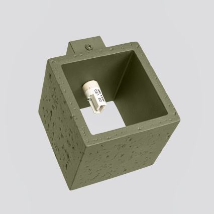 Aplica spot de perete QUAD 1xG9/8W/230V beton/verde